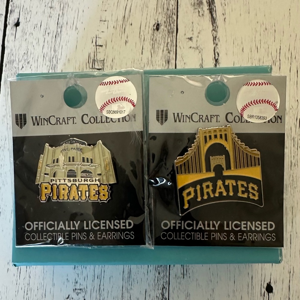 Wincraft Black and Gold Collectible Pins